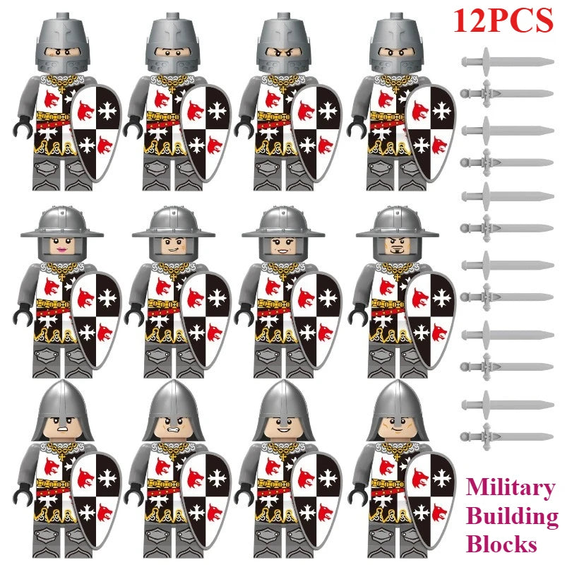 Medieval soldier accessories set